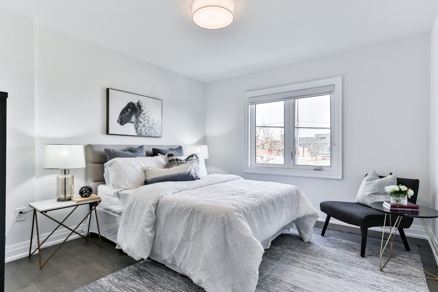House One, Room C: ground floor, garden view bedroom, 136 ft²